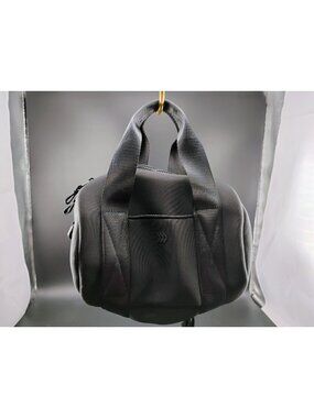 All in Motion Small Black Handbag With Detachable Strap & Top Zip Closure